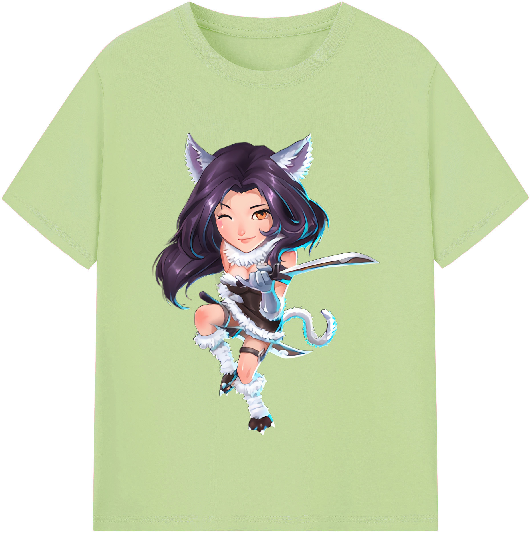 リーグ・オブ・レジェンド League of Legends LOL 綿100％半袖Tシャツ（フロントプリント）